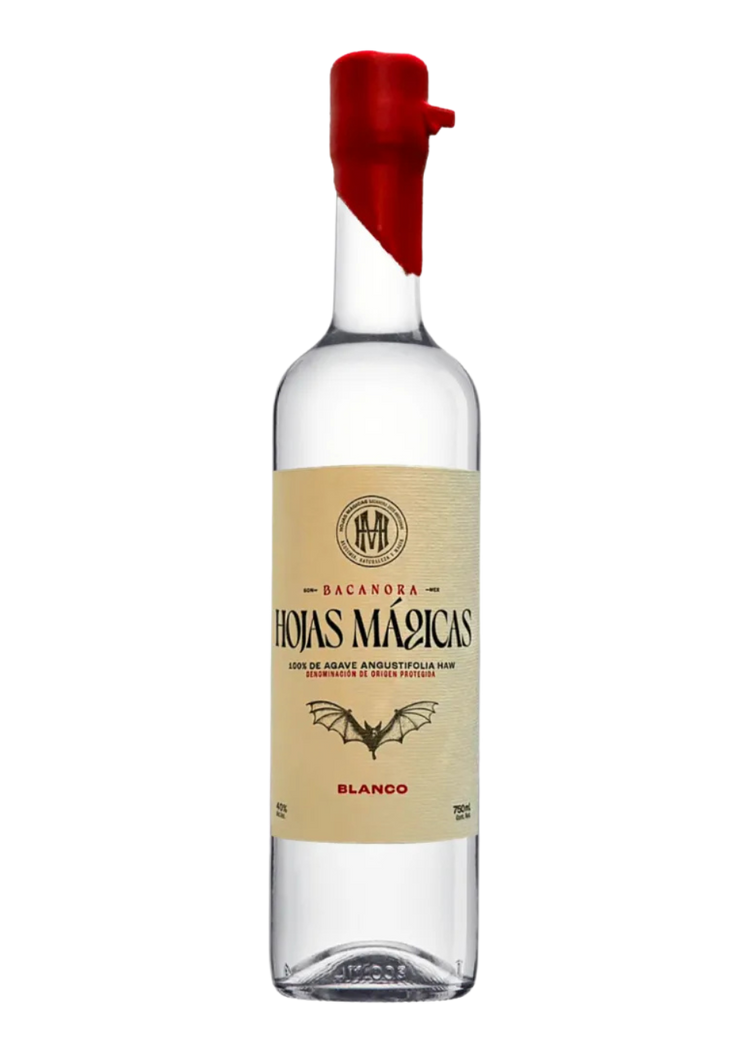 Botella Bacanora Hojas Mágicas 750 ml.