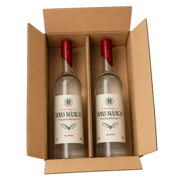 Duo Bottle Bacanora Hojas Mágicas 750 ml.