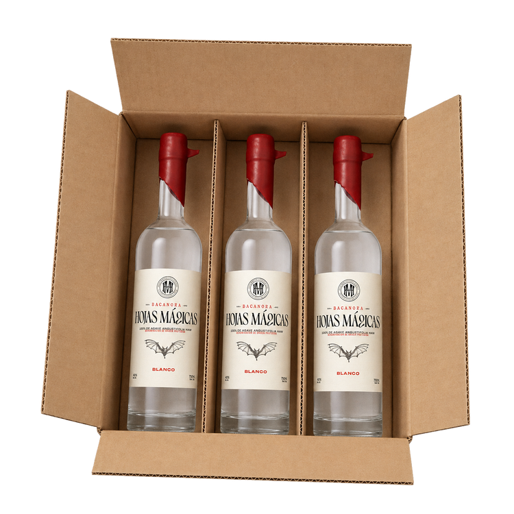 Tri Pack Bacanora Hojas Mágicas Bottle 750 ml.